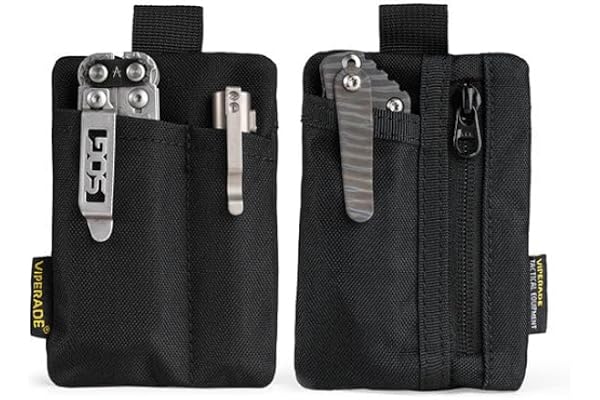VIPERADE VE29 Mini EDC påse mini fickorganiserare med 4 fickor, liten EDC organiseringsväska mini multiverktyg organisering l