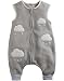 Vaenait Baby Toddler Kids 1-7 Yrs Sleep and Play Blanket Sleepsack Grey Cloud S