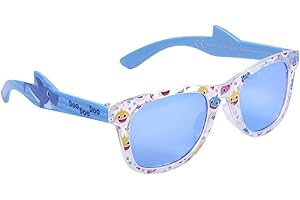 CERDA Occhiali da sole per bambini ragazzi e ragazze Baby Shark Blu Taglia unica 4-10 anni, blu, Taille Unique