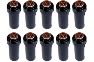 GNCGARDEN [Pack 10] Difusor emergente LPS 212 Toro + Boquilla TVAN 360º | 3,1/4,3 Metros | Aspersor riego 1,4/4,8 Bar | Aspersor Ajustable emergente de 50mm