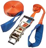 slagline Slackline Classic Line 50mm breit, 15m lang - mit Langhebelratsche höchste Qualität