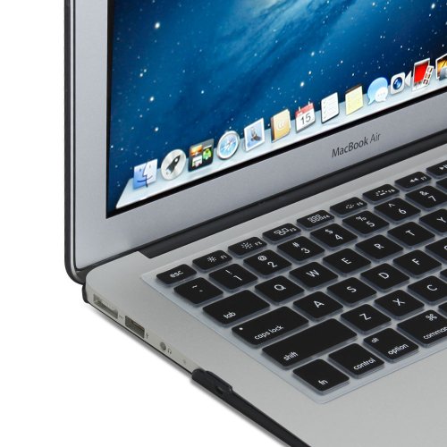 GMYLE Hard Case 11Zoll Cover case Schwarz, Grau – Notebooktaschen (27,9 cm (11 Zoll), Cover case, Schwarz, Grau, Kautschuk, Silikon, MacBook Air 11, 300 mm) - 5