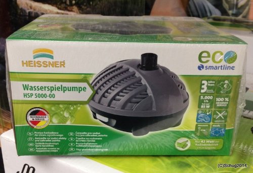 HEISSNER HSP5000-00 Smartline Teichpumpen-Set 5000 L/h