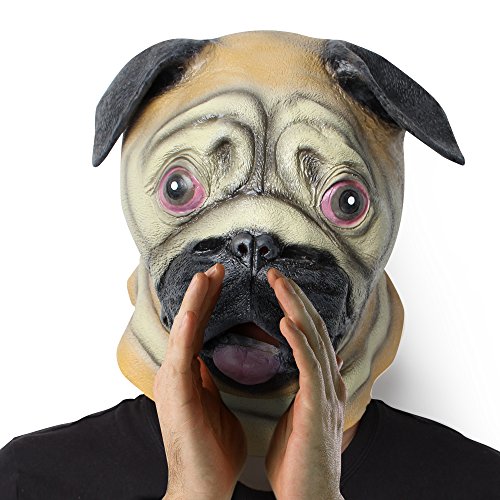 Horrormaske Tiermaske: Latex Costume Head Mask for Kids and Adults Attending Theme Party