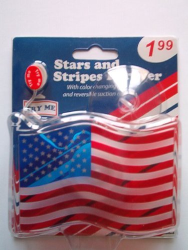 Estrellas y rayas bandera de Forever con cambio de color LED y Reversible ventosa por EastWest