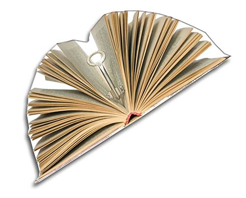 Magnettafel Bücherei – Märchenhafte Design Metall Magnetpinnwand 60×40 cm – Memoboard Pinnwand mit Motiv: Bücherregale Bibliothek – inkl. 8 Magnete Fliegende Bücher für Magnetwand – Original GUMA Magneticum® - 6