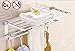 Produktbild STAZSX Kostenlos Bad Rack Rack Bad Handtuch Regale Bad Hardware Anhänger Handtuchset, 60cm Handtuchhalter (freie Loch) faltbar