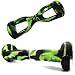 Produktbild Blue-idea 180 Protection 2 Wheels Scooter Case Cover, Silicone Scratch Protector for 6.5 inch 2 Wheels Self Balancing Scooter Electric Scooter (Schwarz + Grün)