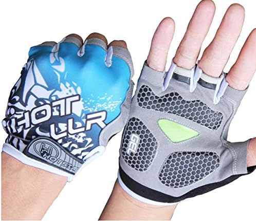 SMING Cycling Gloves Half Finger with Gel Pad Shock-absorbing Fingerless Gloves Men/Women