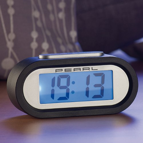 PEARL Jumbo-LCD-Funkwecker mit individuellem Weckton „DAC-438 voice“ - 3