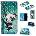 Produktbild Nadoli Wallet Handyhülle für Galaxy S9 Plus,Kreative 3D Karton Panda Muster Taljereep Ständer Flip Ledertasche Brieftasche Schutzhülle Etui für Samsung Galaxy S9 Plus