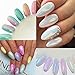 More Care Magic Glimmer 2016 Trend Nail Mermaid Effect Nail Art DIY Glitter Powder Dust 10g (Blue)