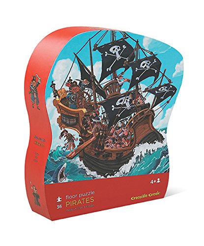 Preisvergleich Produktbild Crocodile Creek Piraten Form Box Boden Puzzle (36 Stück)