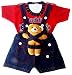 Krystle Baby Boy and Girl High Quality Soft Red Denim Dungaree Set With T-Shirt (6-12 MONTHS) RS.425.00