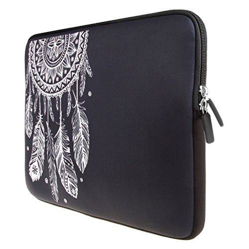 ivencase 13- 13.3 Zoll Portable Weich Laptophülle Tasche Neopren Sleeve Hülle Schutzhülle für Notebook / Ultrabook / Macbook Air / Pro Retina 12.14 Zoll iPad Pro ( schwarz ) - 2