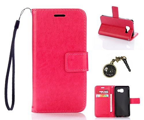 Laoke PU Painted PC Phone Case Cover For Drop Silicone Protective Phone Case Skin Shell Cover for Samsung Galaxy A3 (2016) A310 °F + Dust Plug