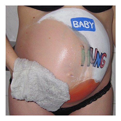 BellyPainterS – BellyPainting – Bauchbemalungs-Set, Bemalen Sie Ihren Babybauch - 8