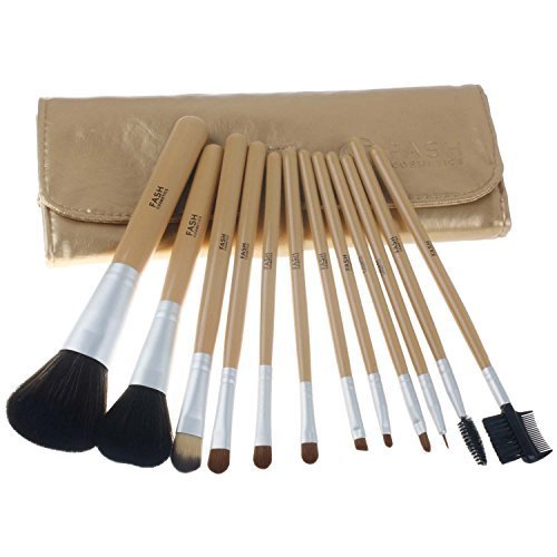 Fash Limited Professional Makeup Brush Set,12 Pc, For Eye Shadow, Blush, Eyeliner,Eyebrow....