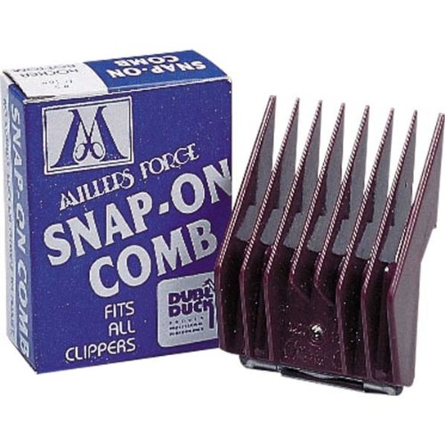 Millers Forge Original Snap-On Clipper Comb, Size-2, 3/8-Inch Cut by Millers Forge