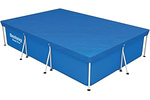 BESTWAY Cobertor de Invierno Rectangular 304x205 cm para Piscinas Rectangulares de 300x201 cm Azul