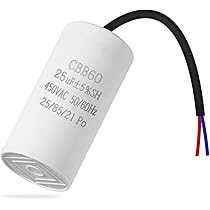 Condensatore Di Avviamento Motore Elettrico 10uF 450V - Per Pompe, Compressori, Lavatrici - Foto 8