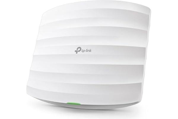 TP-Link Omada EAP225 Point d'accès WiFi 5 AC1350 planfonier, 2 Ports Ethernet Gigabit Support PoE+, Itinérance Transparente, Omada Mesh