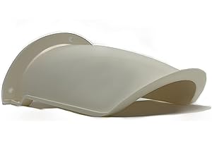 Boxulock CCTV security camera weatherproof protective housing sun shade, rain shield. Cover for Arlo, Blink, Ring, other battery, bullet and dome cameras. (1, Cream)