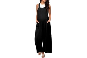 FEOYA graviditet vida ben jumpsuit moderskap säckig lös hängselbyxor casual overaller byxbyxor långa byxor