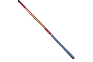 Bnineteenteam FRP Hand Glass Steel Pole Telescopic Stream Fishing Pole Freshwater Casting Portable Hard Fishing Gear(3.0M)