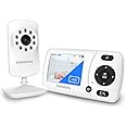 HelloBaby Baby Monitor, Upgrade Video Baby Monitor with Camera and Night Vision, 960p, No WiFi for Privacy, ECO Mode,Digital 2X Zoom,Alarm Function