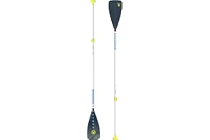 Aztron, Pagaia Neo Junior a 3 sezioni in Fibra di Vetro Unisex Bambino, Grigio, 130 – 175 CM