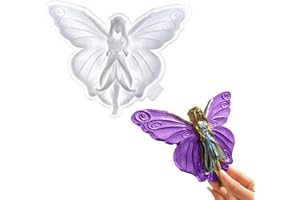 Rolin Roly 3D DIY Moule Papillons Moule en Silicone Moule Moule en Résine époxy pour L'Artisanat, Maison, Bureau (1PCS) M4111