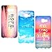 Produktbild VertTek 3 in 1 Weich Silikon Hülle für Samsung Galaxy A3 2016 Durchsichtig Vintage Rückseite Case Ultradünnen Leichtgewichtt Edui Elegant Malerei Muster Handy Tasche Schutzhülle Transparent Clear Protective Back Cover ( Sky Sunset + Lächeln + Bunt Sunrise )