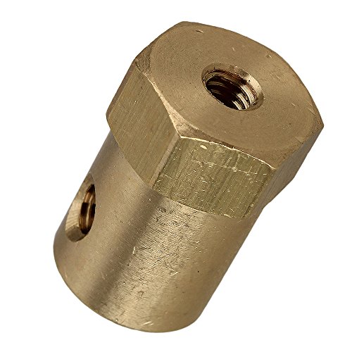 BQLZR Hexagon 3mm Adapter Messing Motor Adapter Verbinder 2er Pack - 5