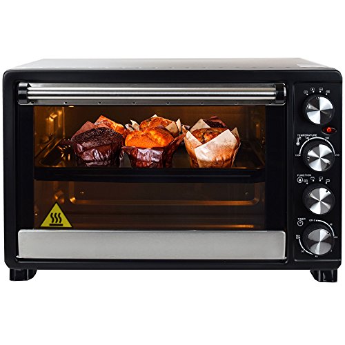 Syntrox Germany 30 Liter Mini Stand Backofen mit Umluft und Drehspieß Miniofen Minibackofen Pizzaofen - 5