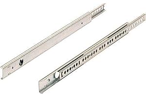 FORMAT Paar Ki -Ball -Lautsprecher 1730 Hettich - Hain 17 mm - L.400 mm - Zinkstahl - für Schublade 250 bis 410 mm - 30766