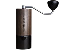 Comandante x Molinillo de café, Vidrio, Plateado Marrón