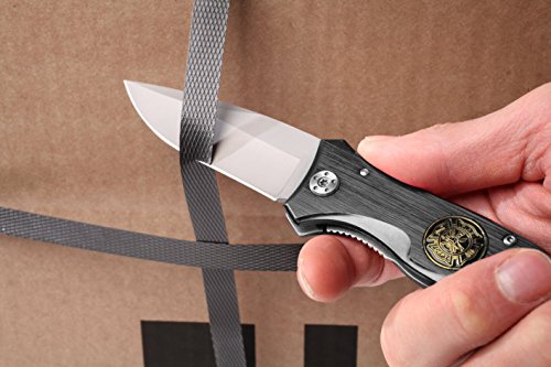 KWB Emergency Taschenmesser 014710 (90mm Klinge, mit Gurtschneider und Glasbrecher), 1 Stück, - 8