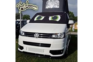 FUEL LAGOON VW Rocky T5 Window Screen Cover Black Out Blind Curtain Wrap Frost Protection Blinds Eyes Green