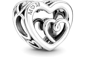 Rimgoris Breloque en argent sterling 925 pour femme, bracelets, collier, cœur infini, fermoir familial, chaîne de sécurité, imprimé chien et pièce d'os, famille et ami, amitié pour toujours