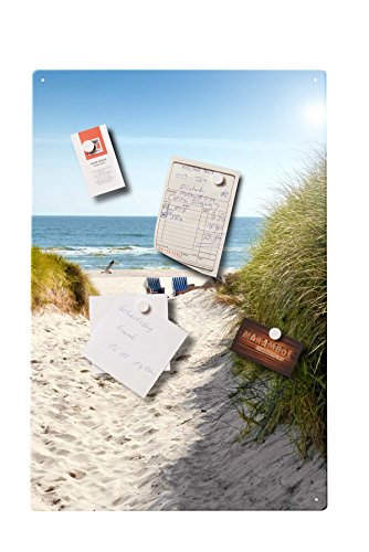 Pinnwand Memoboard Magnettafel 40x60 Strand PH02