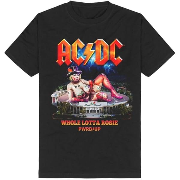 AC DC Let There Be Rock In ConCert T-Shirt