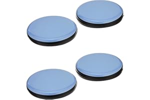 YOMIRO 4 Pezzi Scivoli per Mobili, PTFE Ruote per Mobili, Teflon Piedini per Sedie, Sposta Mobili, Autoadesivi Gommini Sedie per Spostare Mobili Pesanti (Rotondo, 20_x_20_mm)