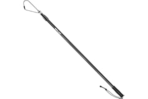 ‎SAN LIKE SAN LIKE Teleskop Gaff Haken Speer Haken Einziehbar, Aluminiumlegierung Meeresangeln ​Fischgaff mit Landehilfe Speerhaken, Teleskopisches Fischgaff mit Rostfreiem Meer Fischerei Speerhaken,140cm Grau