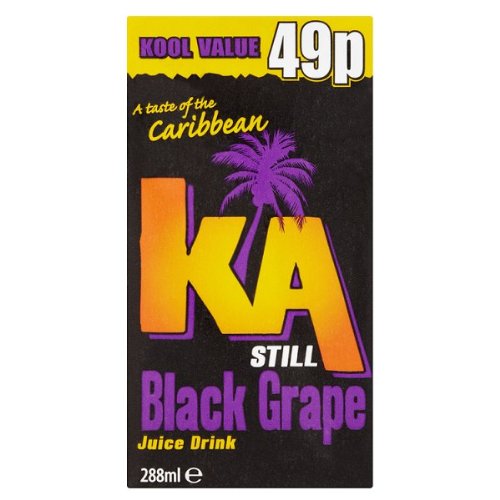 Preisvergleich Produktbild KA Noch Black Grape Juice Drink 288ml (Packung mit 27 x 288ml)