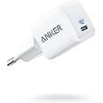 Anker Caricatore iPhone Nano, 20 W PIQ 3.0, mini PowerPort III USB-C per iPhone 15/14/13/12/12 Mini/12 Pro/12 Pro Max, Galaxy