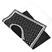 Nail Art Care Foldable Soft Lace Dot Pattern Silicone Table Cloth Hand Mat 3 Color - Black, 40*30 cm