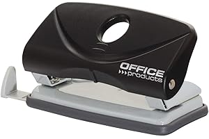 OFFICER PRODUCTS Dziurkacz OFFICE PRODUCTS Dziurkuje do 10 Kartek Plastik Czarny/Drobne Akcesoria Biurowe/Typ-Standard/Materiał-Metal/plastik/Ilość Kartek-10 / Kolor-Czarny/Rozmiar-A4/A5/A6/888