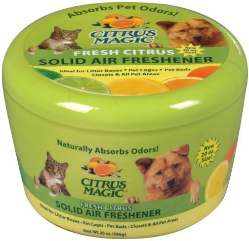 Citrus MagicPet Odor Absorbing Solid Air Freshener Fresh Citrus, 20 Ounces