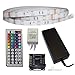 Produktbild 15 Meter RGB LED Strip Streifen Leiste (30 LED/m, IP65) mit Controller, 44 Tasten Fernbedienung, Verstärker und Netzteilen